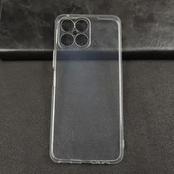 Premium Slim Transparent Soft TPU Phone Case for Huawei Honor X8 - High Quality Clear Protection (2022) (Transparent)