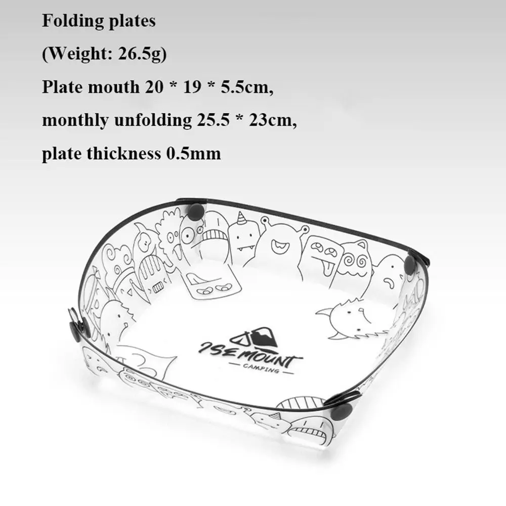 1Pcs Ultra Light Folding Tableware Outdoor Portable Bowls Plates Coffee Filtering Funnels Water Cups Multi-purpose Tableware Set camping cutlery portable tableware portable cutlery titanium tableware