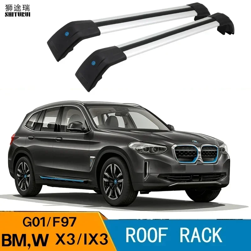 SHITURUI-2Pcs-Roof-Bars-for-Bmw-X3-IX3-G01-F97-SAV-2017-2024-Aluminum ...