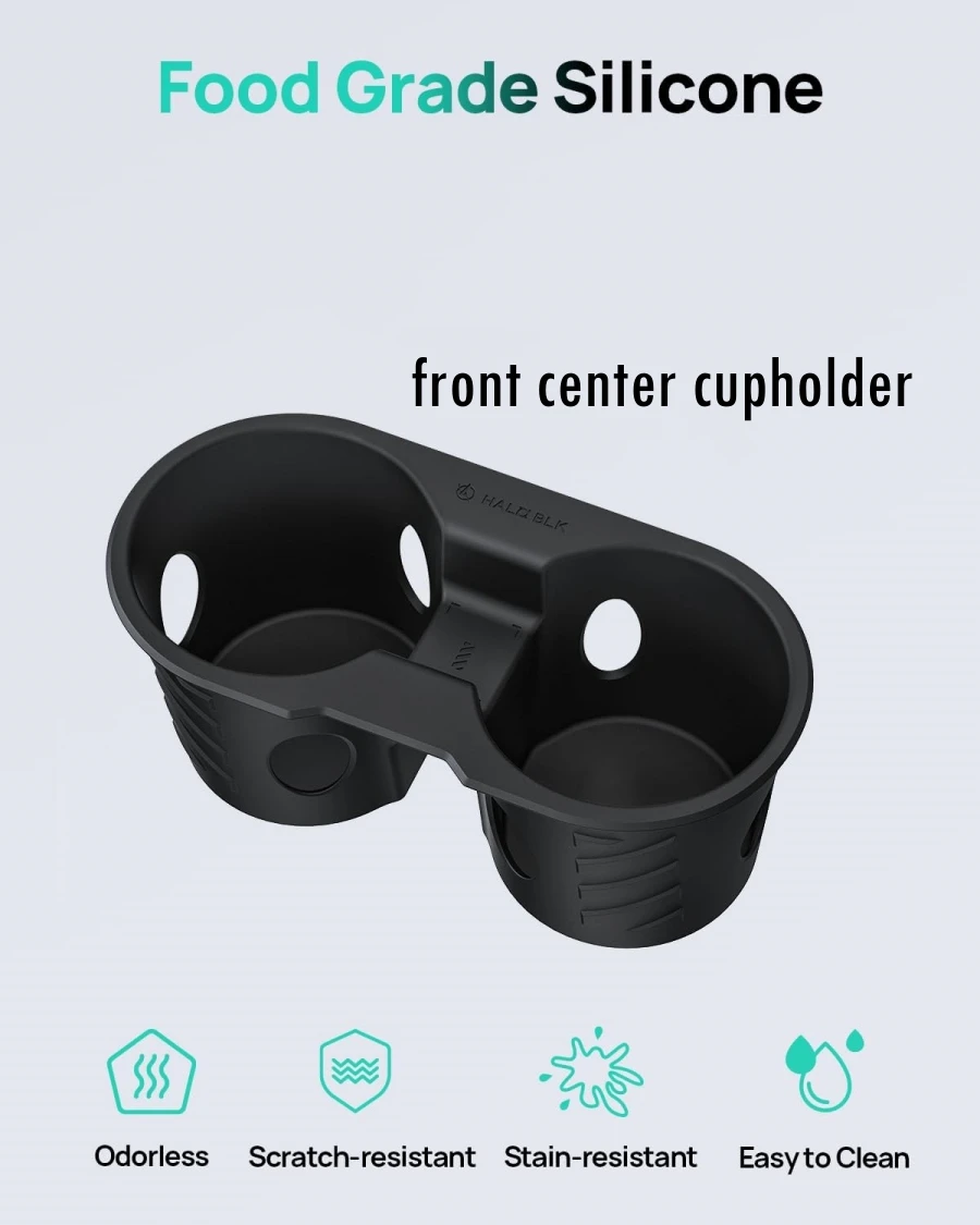 Cuscinetti Anti-Calcio In TPE Per Tesla Model Y Juniper 2025-2026, Set Da 5 Pezzi Per Console Centrale, Nero