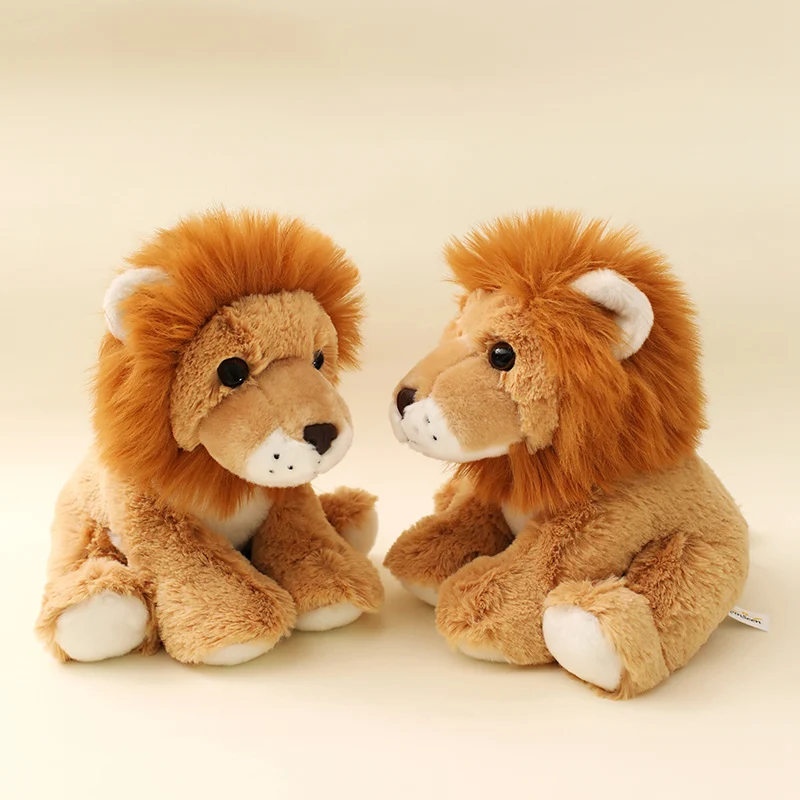 Kawaii Super Soft Lion Plush Toys Movie Stuffed Animals Cartoon Lion Dolls Toys for Kids Room Decor Girls Boys Birthday Gifts