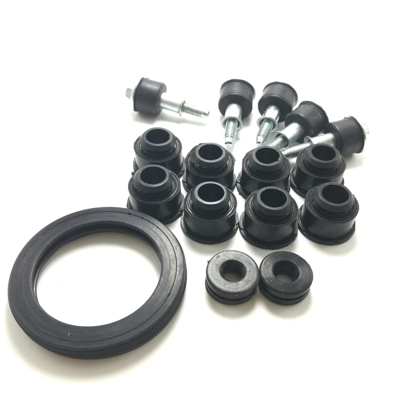 Bonnet Washer Valve Cover Gasket For BMW E60 E63 E64 E66 E65 E53 E70 X5 N62 Engine 11127513194 11127513195 rubber gasket rocker cover membrane kit
