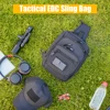 Tactical Gun Bag Pistol Bag Concealed Gun Carry Storage Bag Outdoor Shoulder Bag Chest Pack Sling Bag for Hunting Sport Pack 6