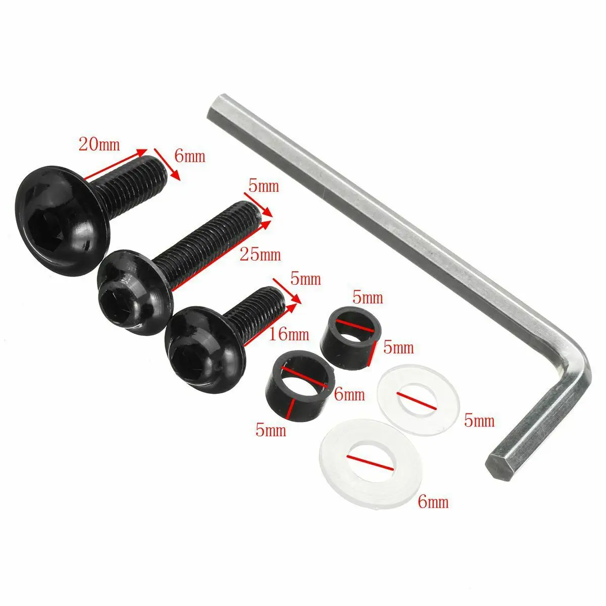 200x Fairing Bolt Kit Body Screws Clips For Ducati 848 EVO 1098 1198 1098S 1098R 1198S 2007-2013