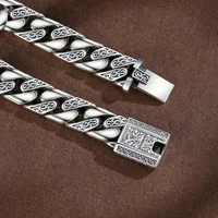 Guirlande de vigne intemporelle en argent Sterling S925, boucle rétro Punk, bijoux de réservoir, cadeau créatif, prix d'usine 3