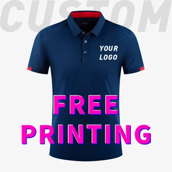 T-shirt POLO Personalizzazione gratuita Stampa Logo Immagine Design T-shirt Camicia culturale a maniche corte Tuta da lavoro aziendale Unisex