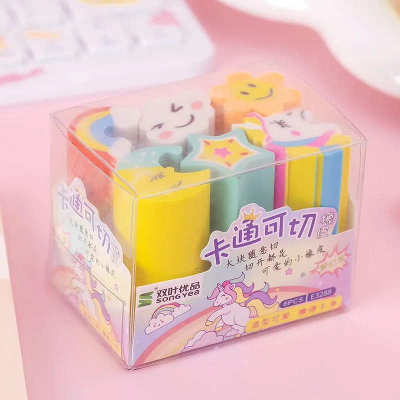 18 Pezzi Gomma da Cancellare Gomme da Ciambella Bambini Gomma de Matita Novità per Bambini Studenti Scuola Ufficio Cancelleria Feste