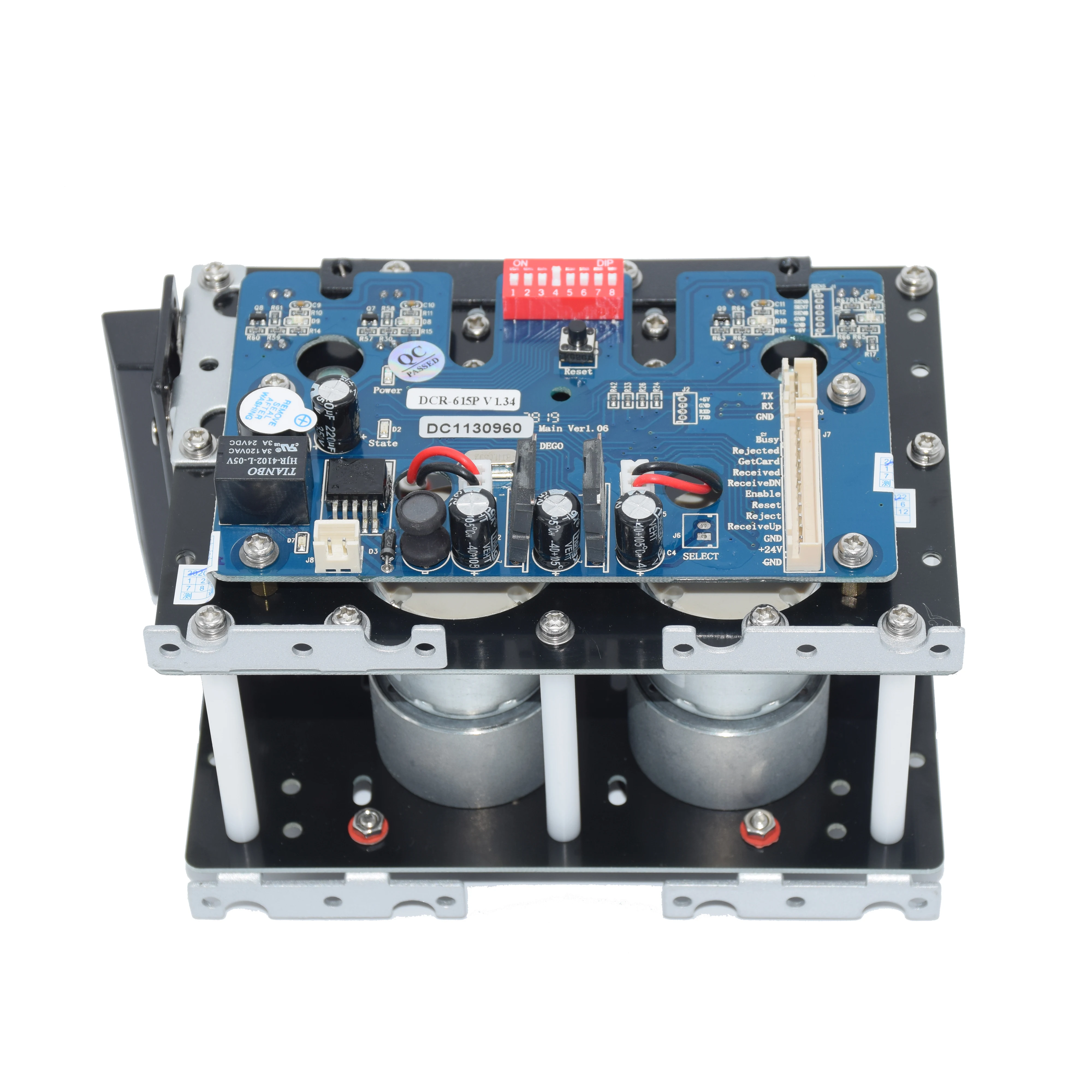 Auto Card collector for parking system/Card collector Module for car packing system ,with 2 motor