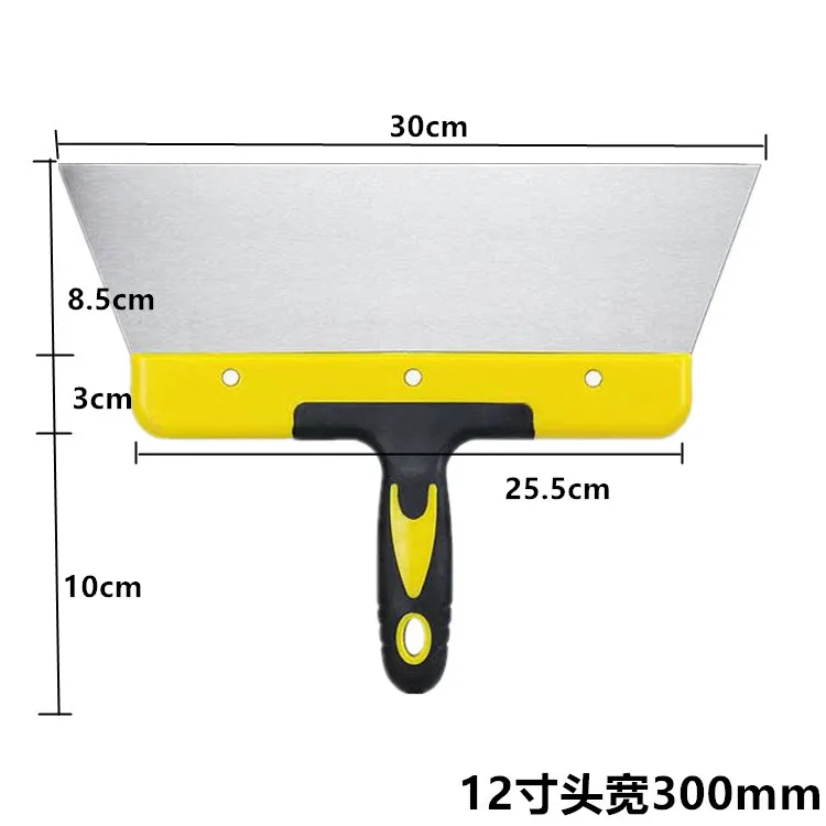 Description Picture 6 of itemCoating Spatula for Chocolate Scraper Stainless Steel Dough  Kitchen Accessories