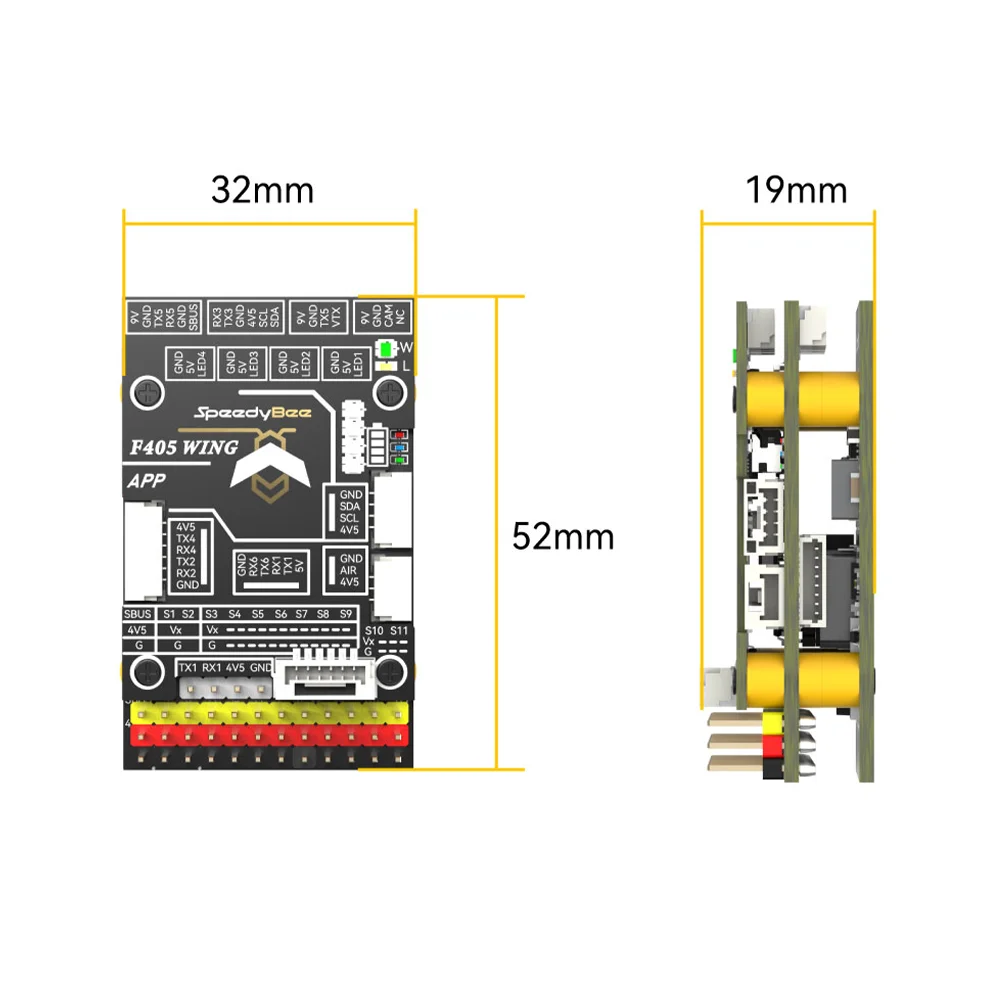 SpeedyBee F405 WING MINI RC飛行機　ラジコンパーツ SpeedyBee F405 WING MINI Fixed Wing Flight Controller