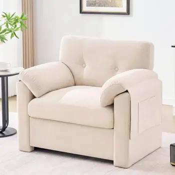 Chenille Armchair 2