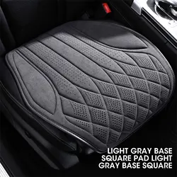 Breathable Shock - Absorbing Car Seat Cushion - Comfortable and Stylish Interior Accessory (GRAY)