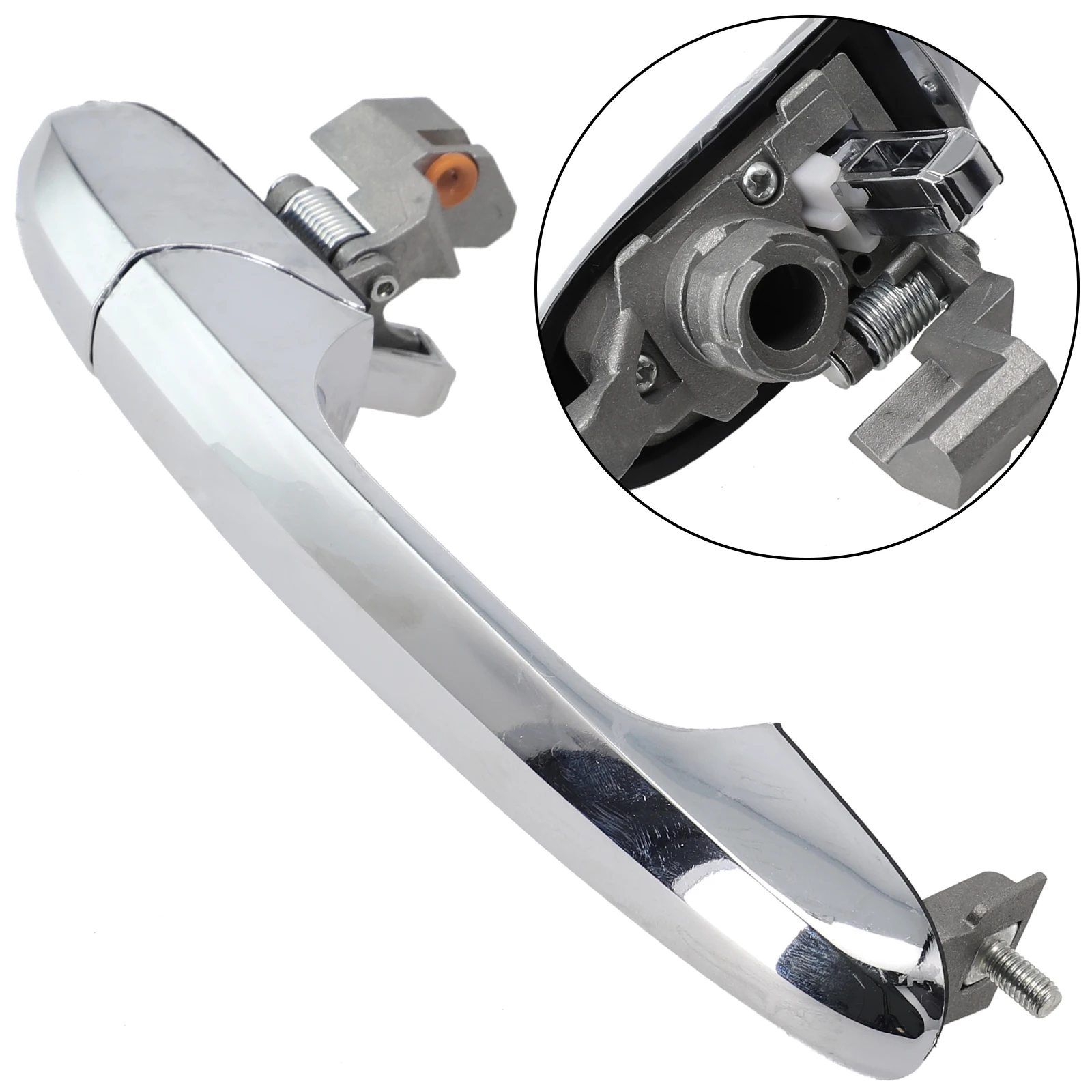 

Прочная внешняя дверная ручка со стороны пассажира 156073262, 1 шт., 1x ABS + металл для AlfaRomeo 147, 5 дверей, замена «Plug And Play»