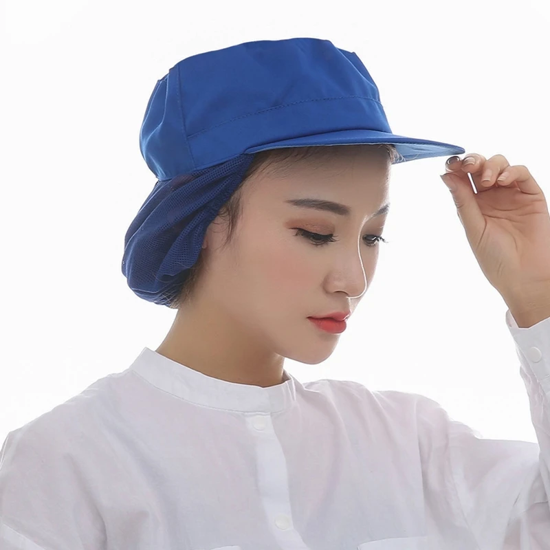 Kitchen Cooking Caps Food Service Hair Cover Restaurant Hotel Workshop Waiter Cap Cafe Bar Chef Hat Uniform Bakery Hat Women 6