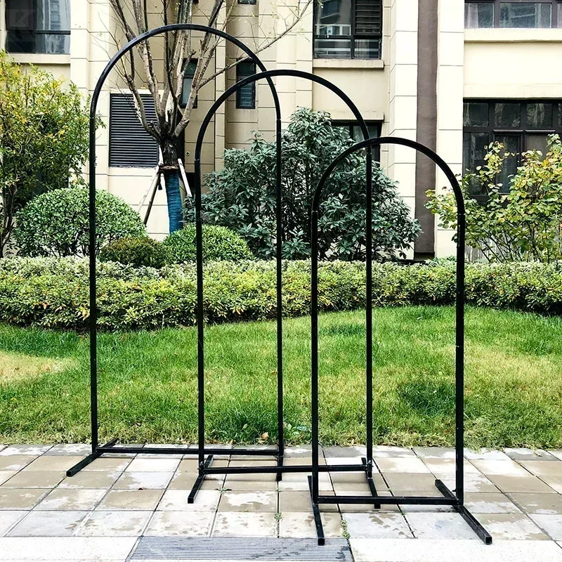 3pcs-Wedding Arched Rear Mobile Bracket Metal Arched Bracket Birthday Party Wedding Ceremony Baby Shower Graduation Decoration