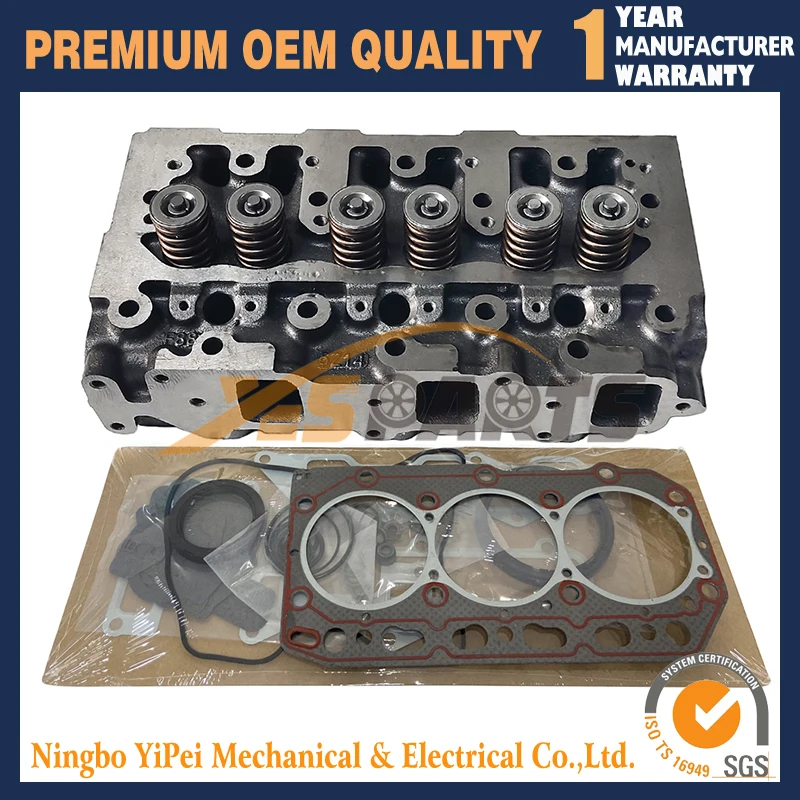 

3TNE84 3D84 головка цилиндра Assy для Yanmar Komatsu PC30R-8 PC38UU