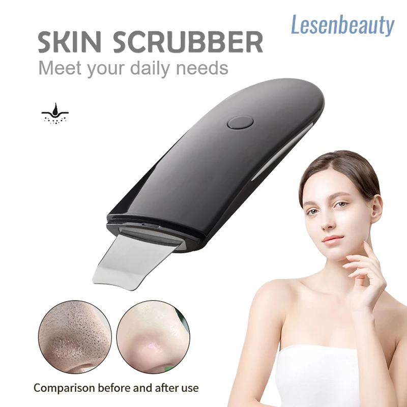 Facial Cleansing Brush-Deep Cleansing And Blackhead Removal With Massage, Valentine's Day Gift Skin Care Scraper Ultrasonic