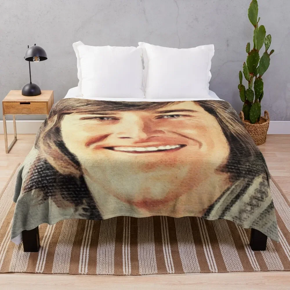 

Bobby Sherman, Music Legend Throw Blanket Softest Thin funny gift Giant Sofa Blankets