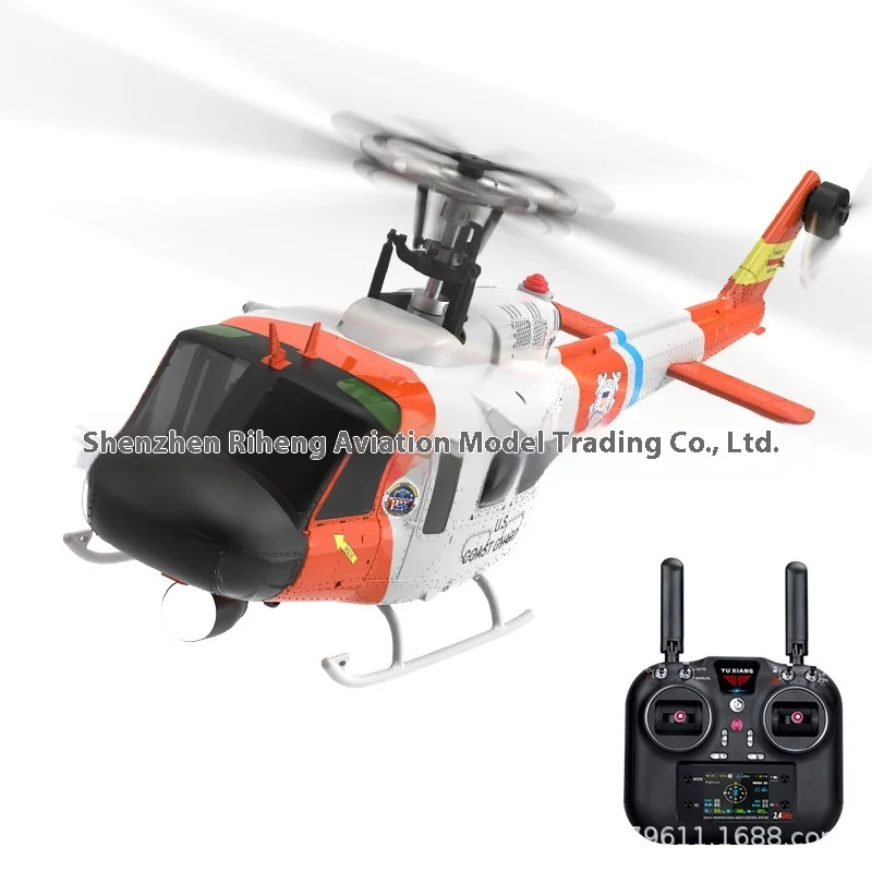 S6827b1f621c04224becff0c2dee2435d2 Yuxiang F07s 무선 제어 헬기 GPS 자동 피드백 UH-1 Huey 모델 무인 항공기 시뮬레이션