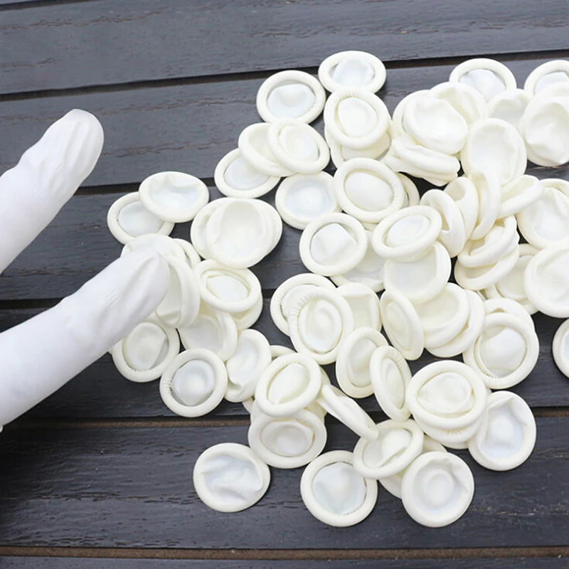 Finger Cots 20Pcs/100Pcs Disposable latex