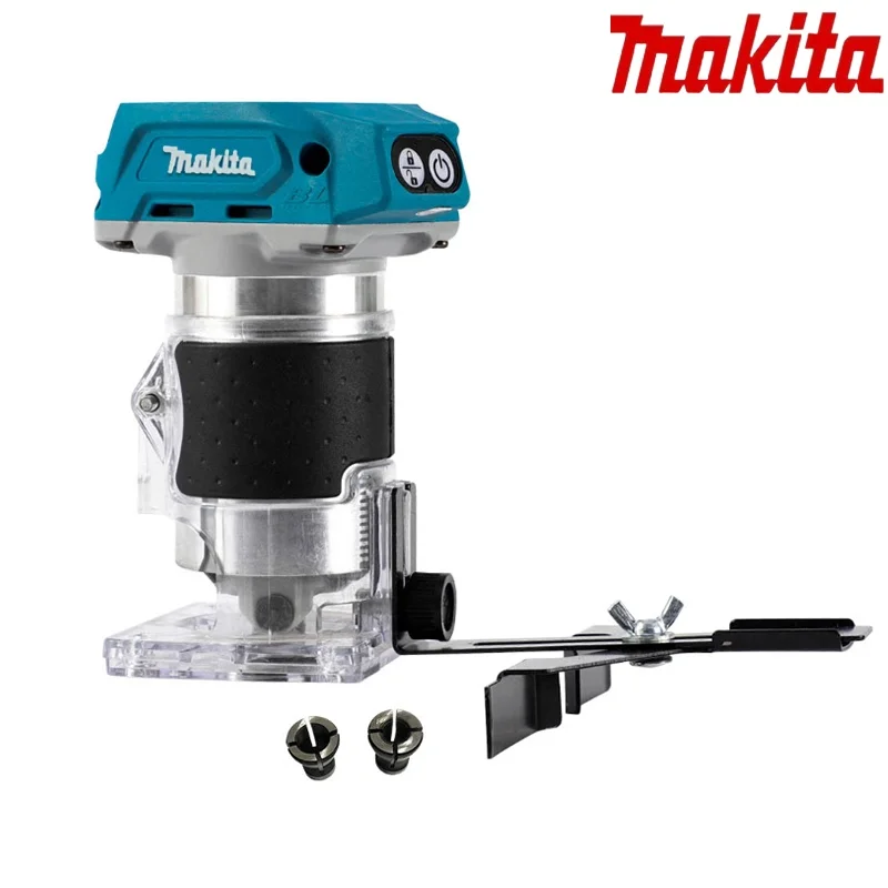 Makita Brushless Electric Trimmer Rechargeable Trimming Machine Multi-function Slotting Tool Carving Machine Woodworking Tool