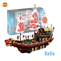 Blocs de construction compatibles avec figurines, briques de la destinée, cadeau d'anniversaire pour enfants, nouvelle série 2020, 70618 