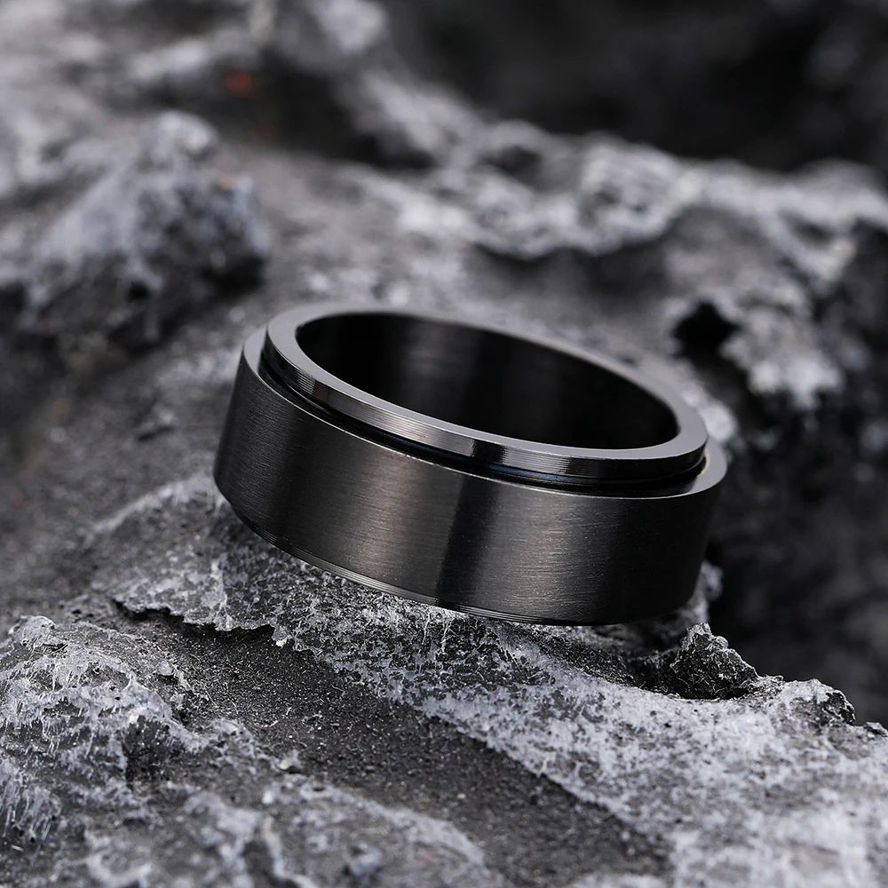 stainless steel ring Stainless Steel Rings for Men Accessories Men's Simple Band Rings