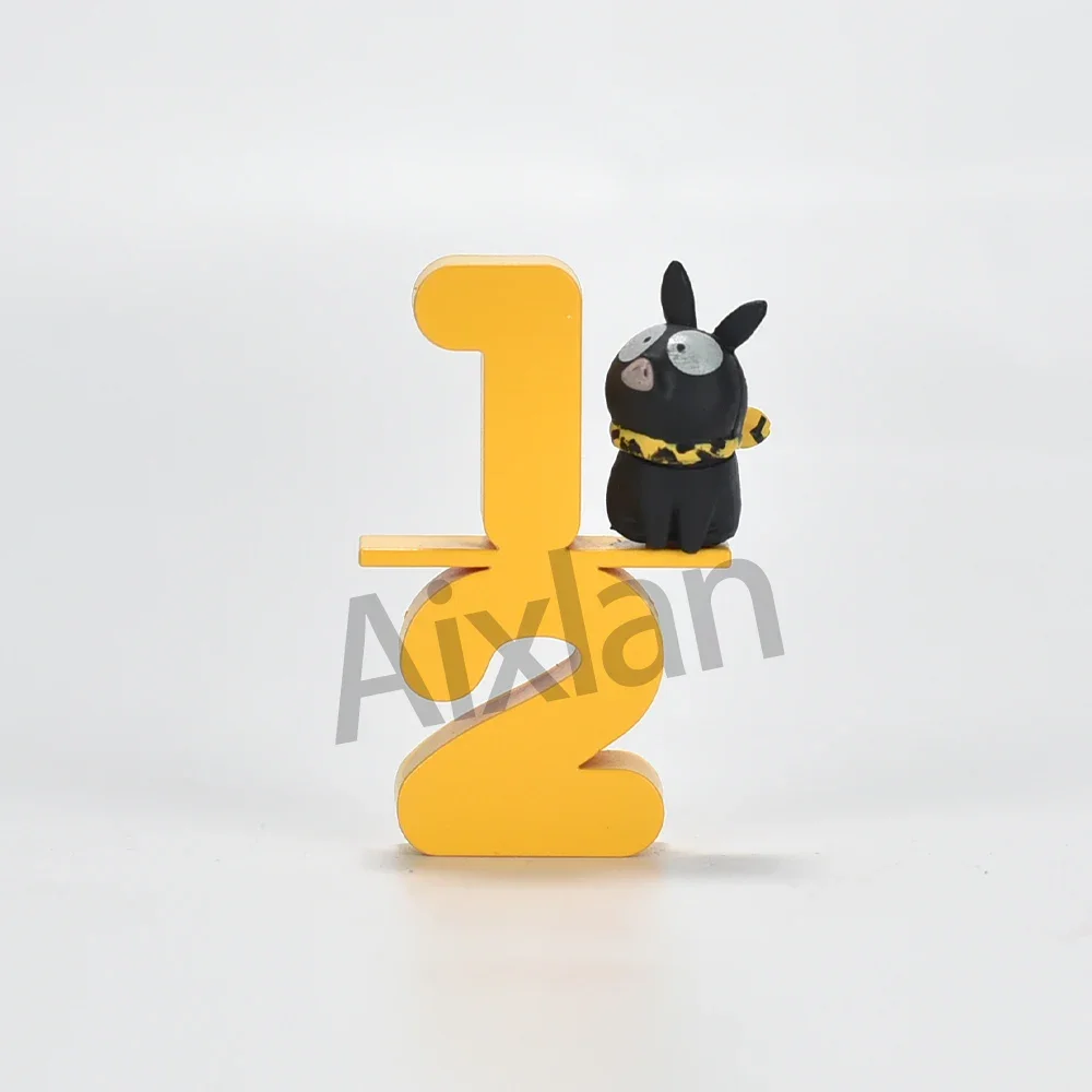 Ranma 1/2 set da 4 pezzi con scritta giapponese + mini action figure Aixlan 6