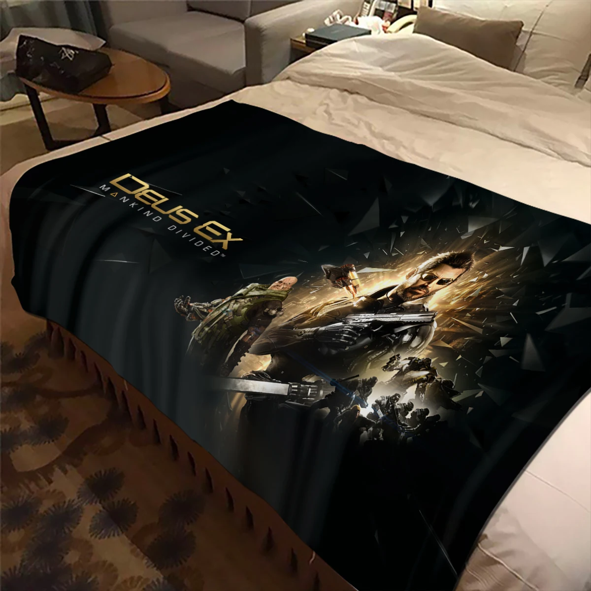 

Game D-Deus Ex TV Blanket Children's Blanket High Quality Flannel Blanket Soft and Comfortable Home Travel Blanket