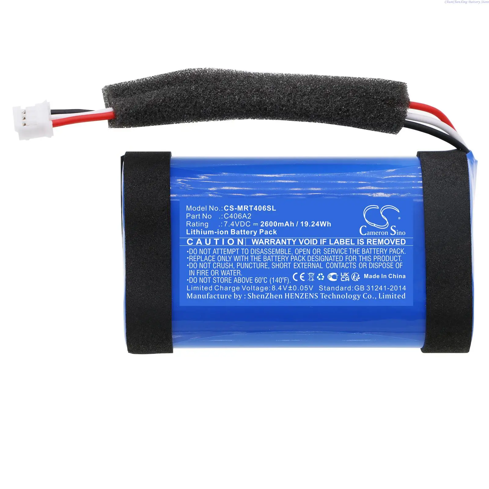 Cameron Sino 2600Mah/3350Mah Batteria Altoparlante C406A2 Per Marshall Emberton, 1001908, 1005696 + Strumento E Regali