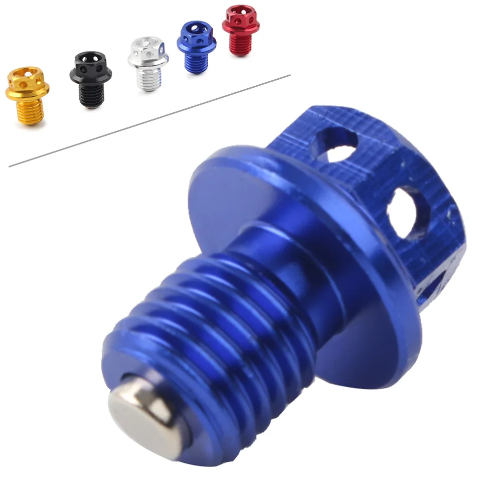 

Aluminum M12 x P1.5 Oil Drain Plug Bolt Screw For Honda CRF XR Z 50 CR 80 125 250 XR 100 250 Dirt Bike