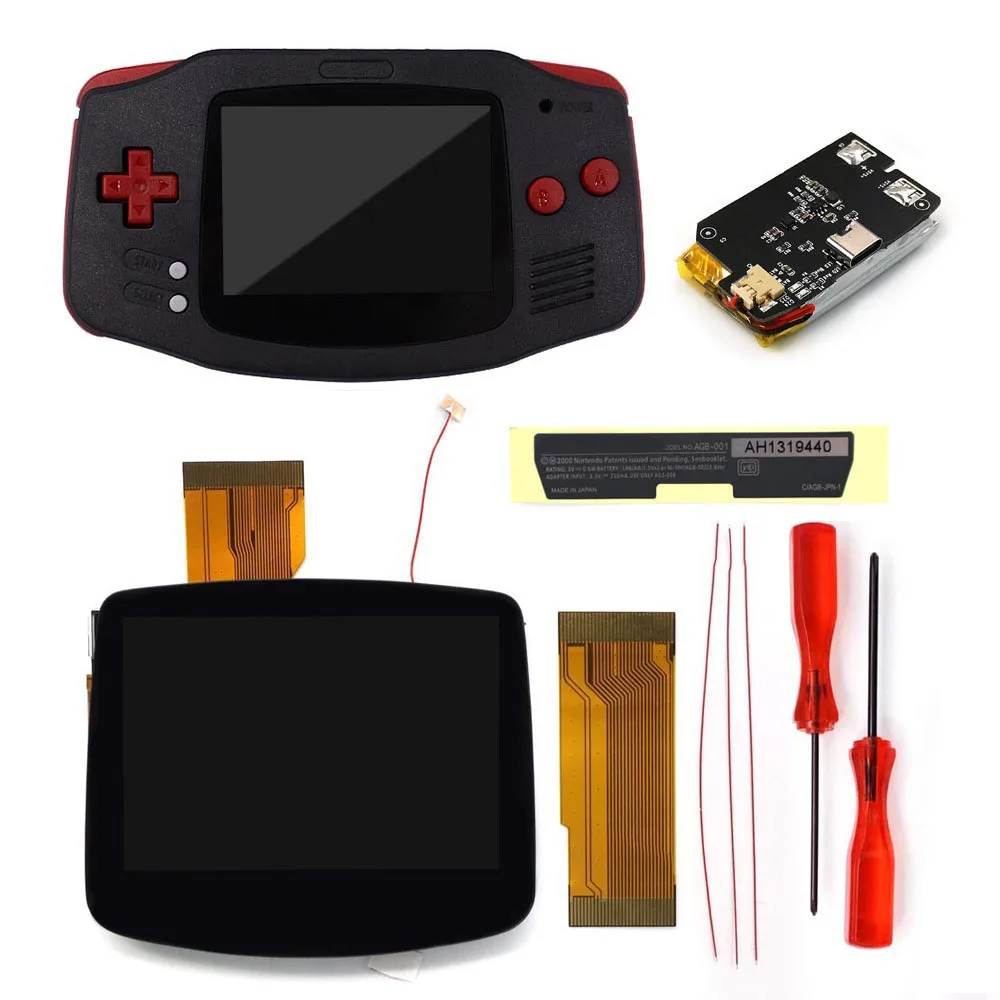GBA ips V5 ゲームボーイアドバンス ラミネート液晶 任天堂 オレンジ S0994094575d54a6193da68a4e26dd
