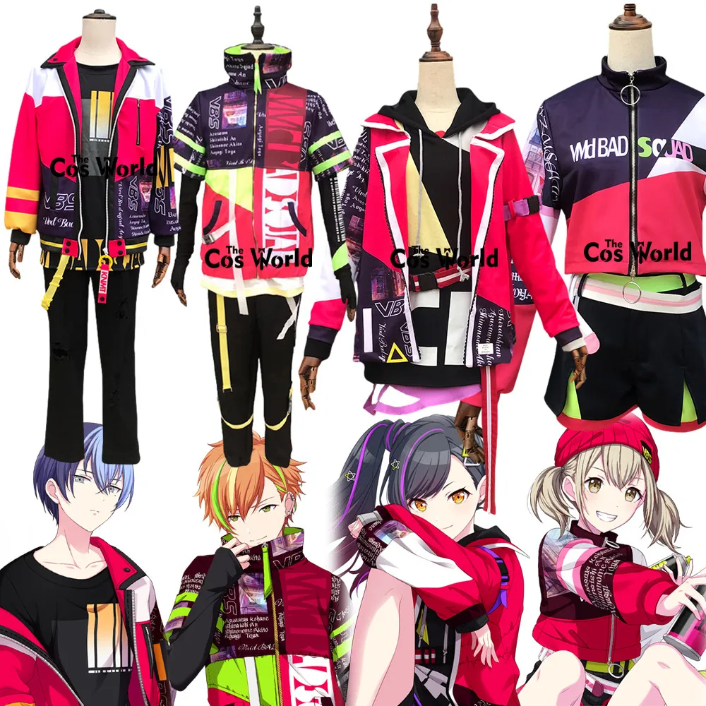 

Project Sekai Colorful Stage Feat Vivid BAD SQUAD Aoyagi Toya Shinonome Akito Shiraishi An Azusawa Anime Cosplay Costumes