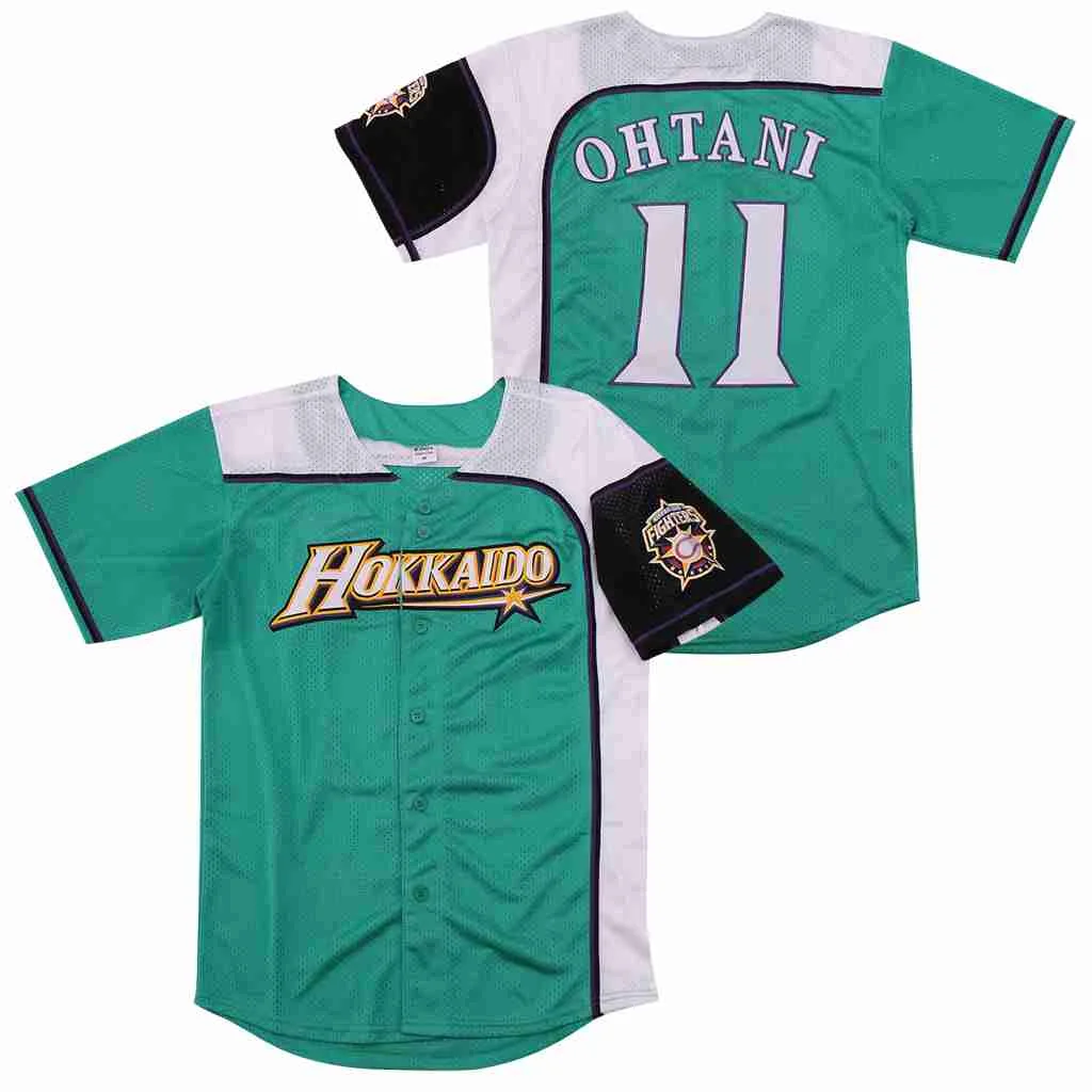 Baseball Jersey Japan FIGHTERS 11 16 OHTANI jerseys Sewing Embroidery High Quality Cheap Sports Outdoor Green White 2023 World