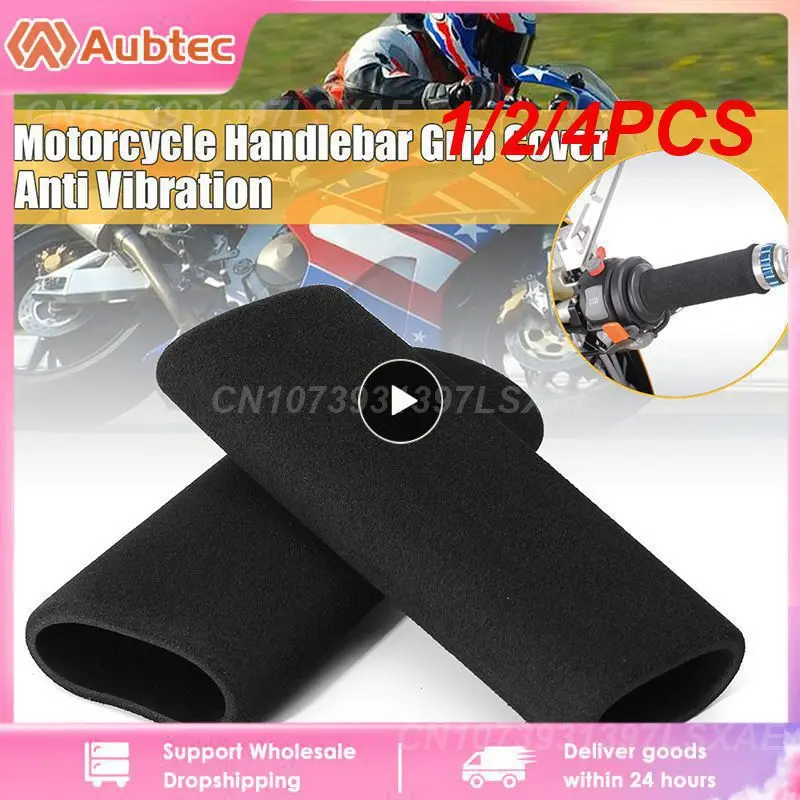 1/2/4 Pz Grip Cuccioli Moto Grip Covers Schiuma Comfort Manopole Manubrio Uk-Shipping Manubrio Cover