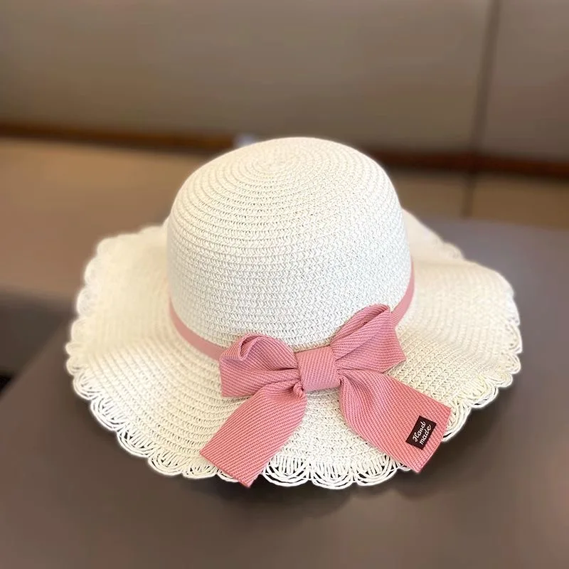 Girls’ Straw Hat and Crossbody Bag Set