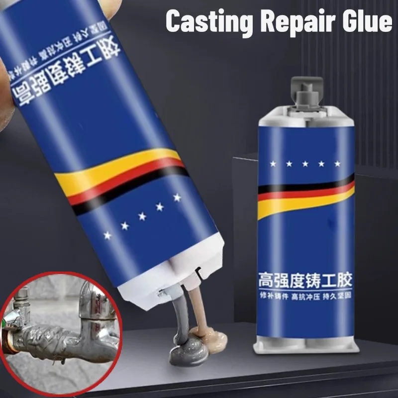 Repair Glue Metal 2 In1 Industrial AB Caster High Temperature High Strength Bonding Sealant Strong Casting Welding