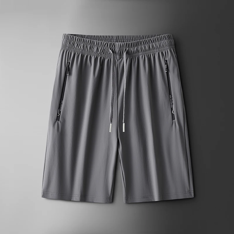 

Новинка 2024, летние мужские пляжные быстросохнущие спортивные шорты из двух частей для бега, черные повседневные брюки оверсайз 8XL 9XL, брюки