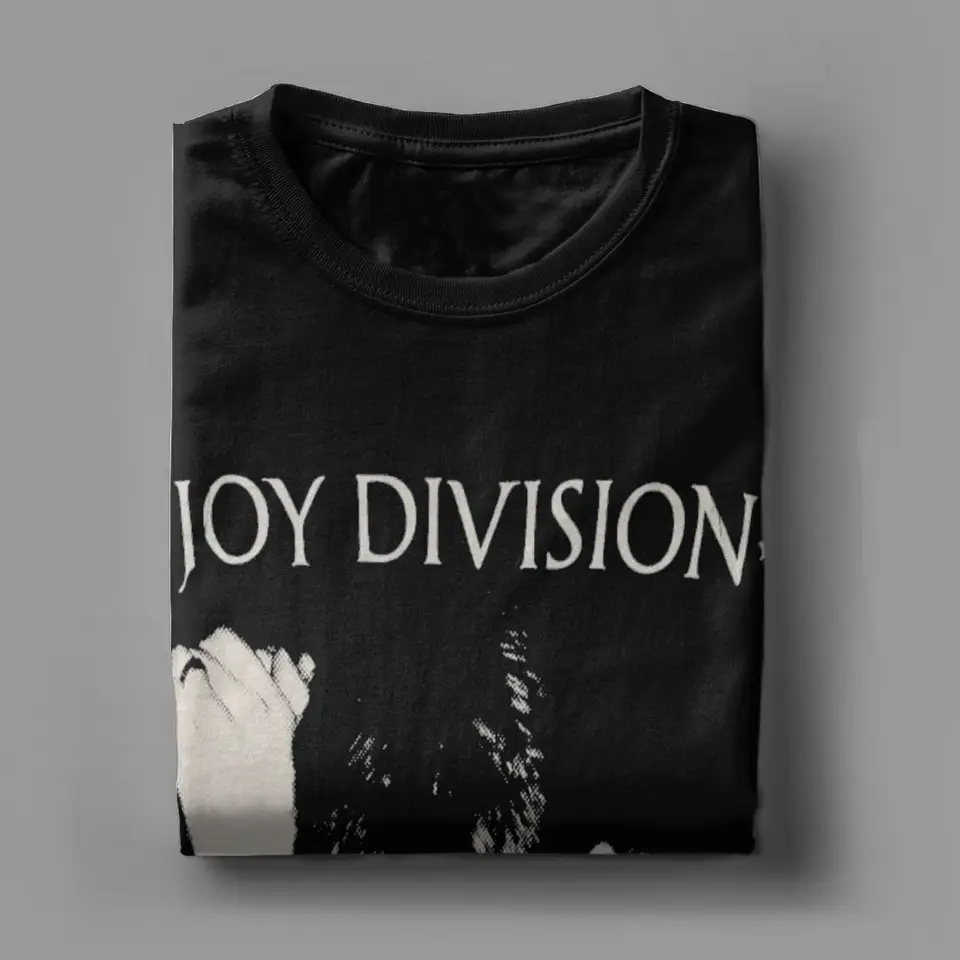 Joy Division Men T Shirts Vintage Tee Shirt Short Sleeve Crewneck