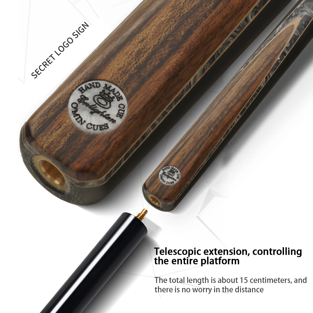 Billiard Snooker Cue One Piece 9.8mm Tip Ashwood Shaft with Gifts