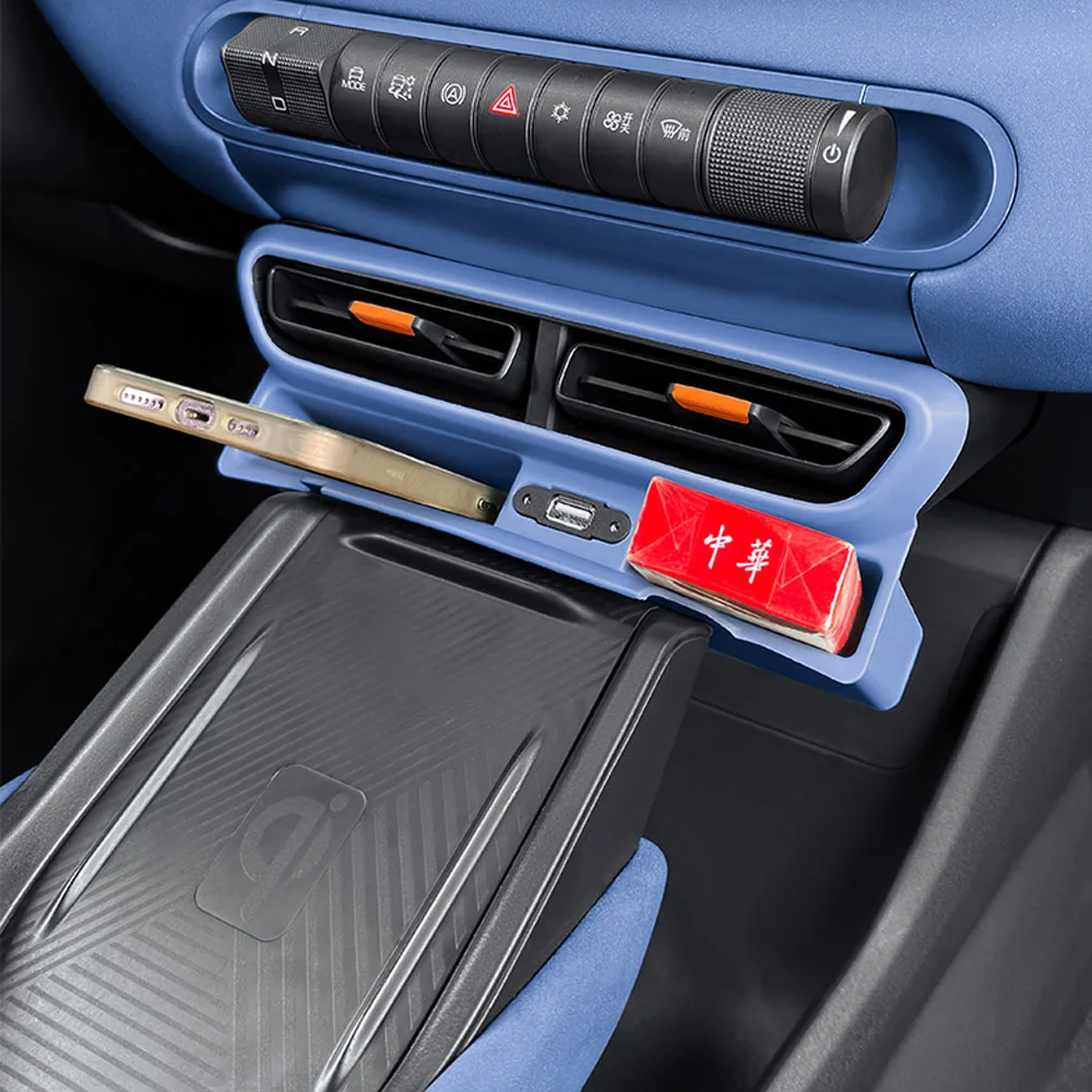 CDEFG Mittelkonsole Organizer Für BYD Dolphin Surf & Seagull 2025-2027 - Mehr Stauraum Mit Rutschfester Matte