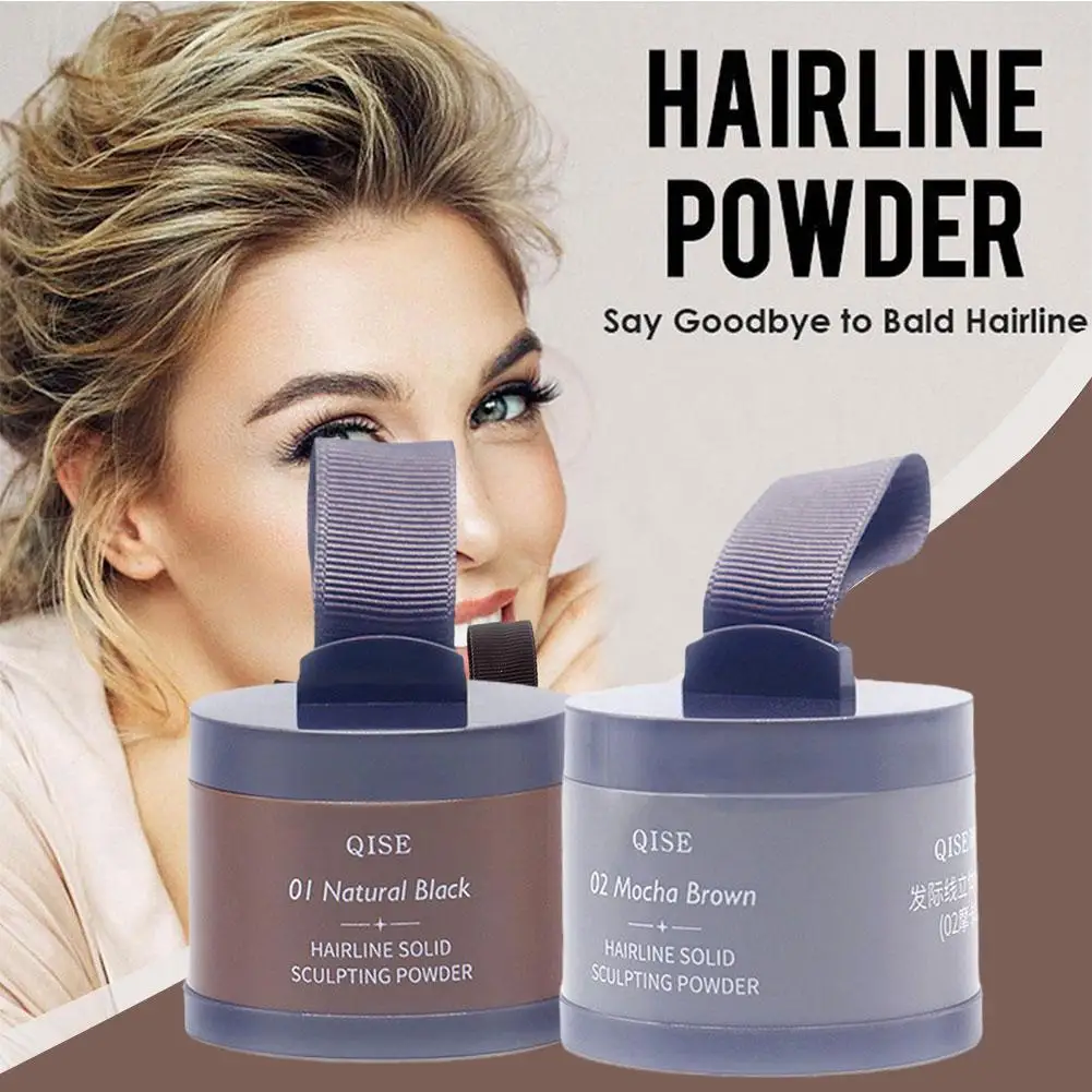 2 Colors Waterproof Hair Line Powder Instantly Black Brown Root Cover Up Hair Coverag Paint Repair Fill In Shadow 4g