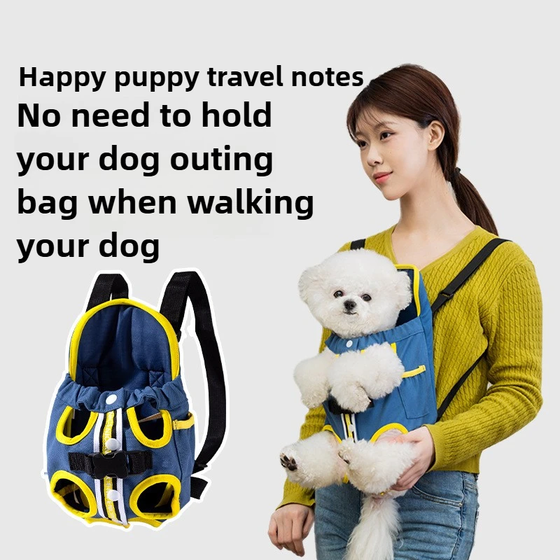 Pet Chest Bag Dog Bag Portable Travel Shoulder Backpack Outside Cat Four Legs Backpack Cat