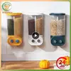 Kitchen Containers 4 Grids Cereal Dispenser Wall-Mounted Sealed Cereal Storage Containers Grain Box Food Can 1