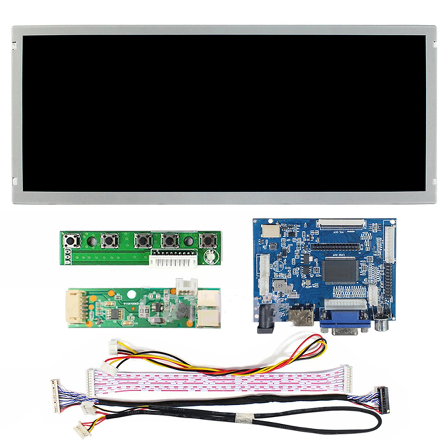 LED LCD ÷ 1280  480 ũ , 2AV VGA HDMI Ʈѷ ̹    ŰƮ, 12.3 ġ, LQ123K3LG01, ǰ