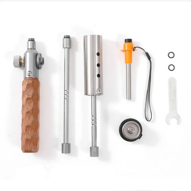 Outdoor Portable Removable Spray Gun Stainless Steel Fire Grill Camping Household BBQ Point Charcoal Spray Gun