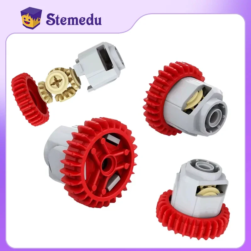 MOC Technical Modification Parts Differentials Gears Compatible with legoeds Building Blocks 65414 6589 65413