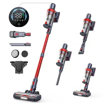 Wireless Handheld Vacuum Cleaner ,45000PA Suction,Smart Dust Sensor,Touch Screen,Portable Stick Cordless Vacuum for Home 1
