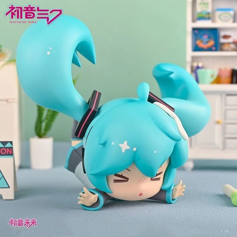 Falling Hatsune Miku Vocaloid Anime Model Girls Fufu Figure Kawaii Doll