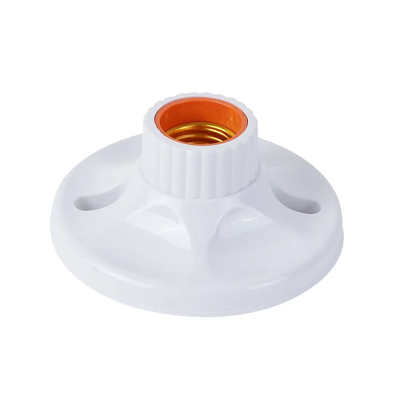 4 types E27 lamp sockets nut sockets white ceiling lights multifunctional bulbs fixed base brackets bulb sockets